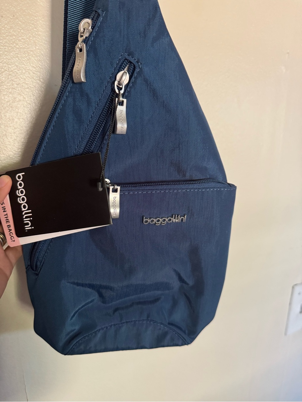 Baggallini Deep Blue Sling Crossbody Bag